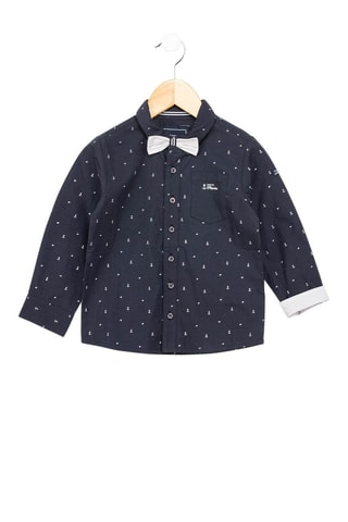 Camisa con pajarita Vopasi - Azul marino