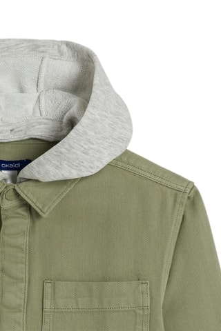 Chaqueta con capucha - Caqui