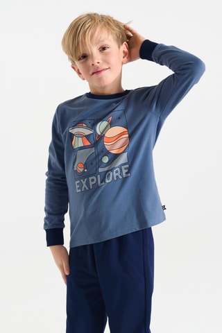 Pijama - Azul y azul marino - Okaidi