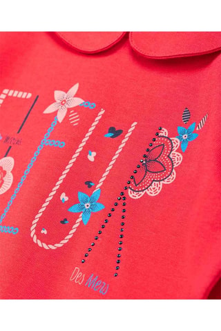 Camiseta Maily - Rosa oscuro
