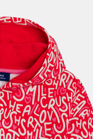Sudadera con capucha - Rojo - Okaidi