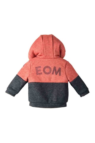 Sudadera con capucha - Naranja jaspeado