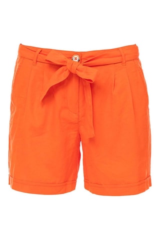 Short de lino Litche - Naranja 