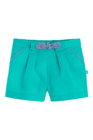 Short de lino - Verde