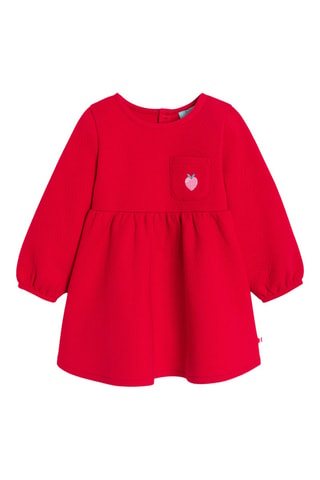 Vestido y leggings - Rojo y blanco - Obaibi