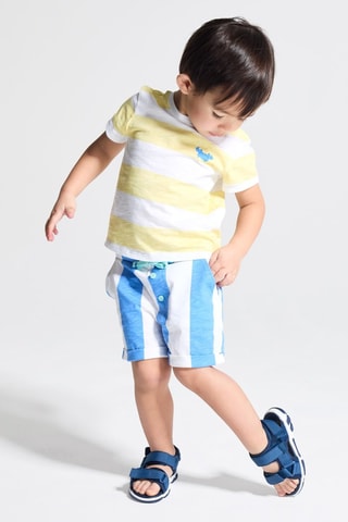 Camiseta y short - Azul - Obaibi