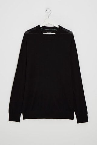 Pull en mérinos - Noir