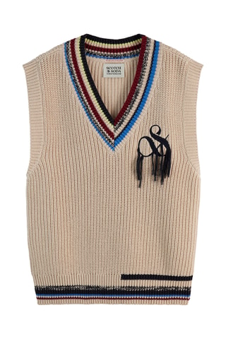 Pull sans manches - Beige