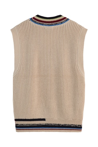 Pull sans manches - Beige