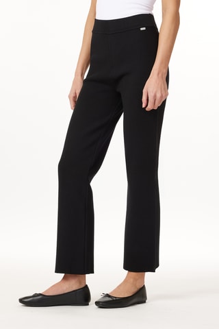 Pantalon slim 7/8 - Noir