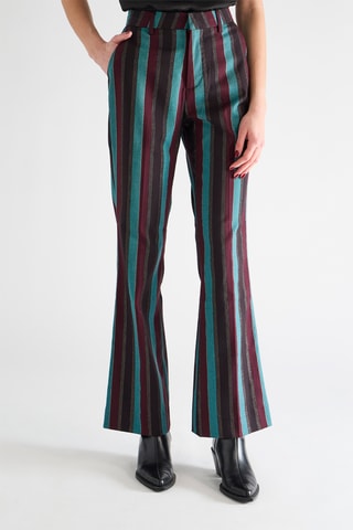 Pantalon flare - Bordeaux