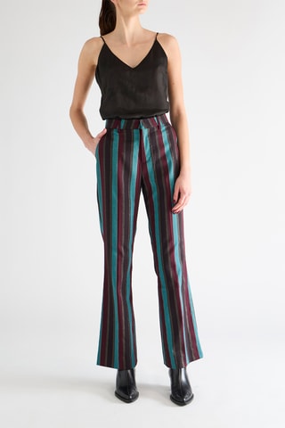 Pantalon flare - Bordeaux