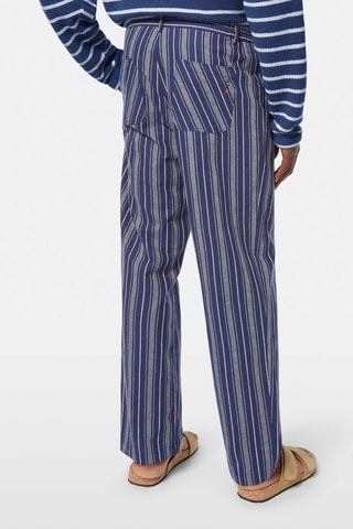 Pantalon en lin - Bleu