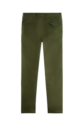 Chino slim en coton biologique - Kaki