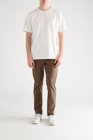 Chino en coton biologique - Taupe