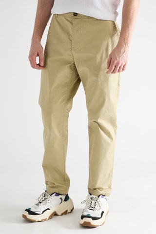 Chino en coton biologique - Beige