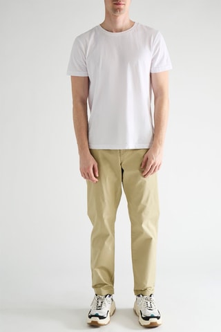 Chino en coton biologique - Beige