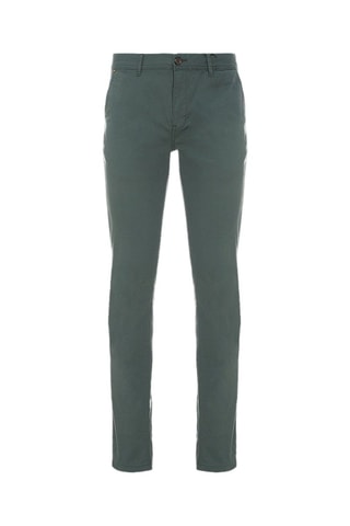 Chino en coton biologique - Vert