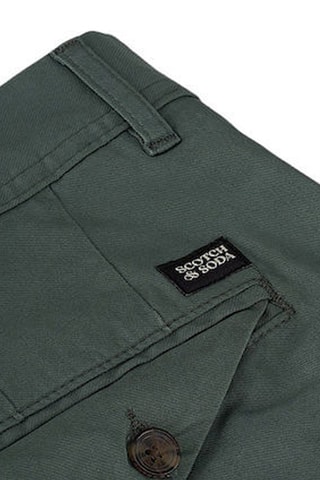 Chino en coton biologique - Vert