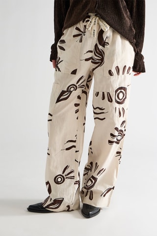 Pantalon en lin - Beige