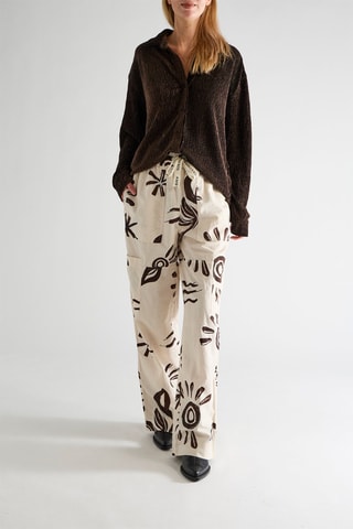 Pantalon en lin - Beige