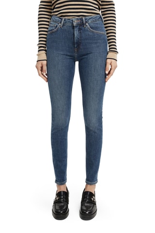 Jean skinny en coton biologique - Bleu