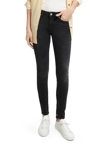 Jean skinny en coton biologique - Noir
