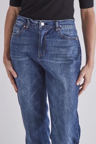 Jean taille haute - Bleu