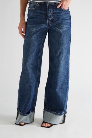 Vaquero wide leg - Azul oscuro
