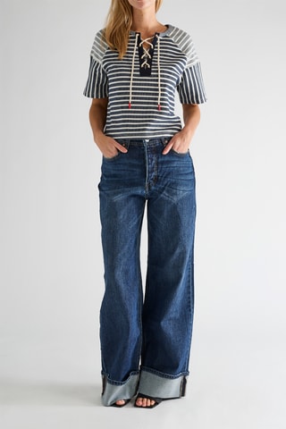 Vaquero wide leg - Azul oscuro