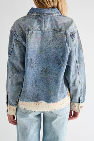 Veste en jean et coton biologique - Bleu