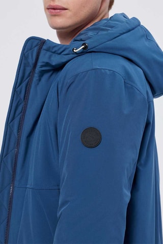 Veste à capuche - Bleu