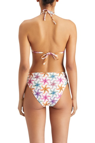 Bas de maillot réversible - Blanc et orange