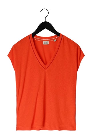 Top en lin - Orange