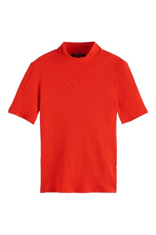Top en coton biologique - Orange
