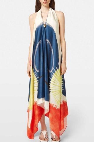 Robe longue - Bleu