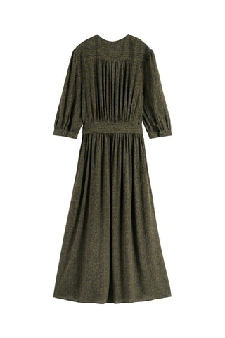Robe portefeuille - Kaki chiné