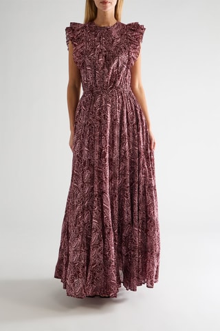 Robe longue - Bordeaux