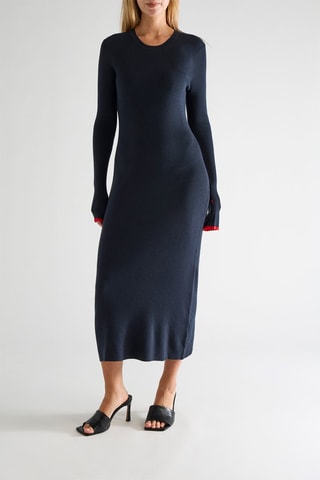 Robe pull - Bleu marine