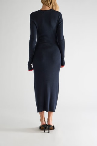 Robe pull - Bleu marine