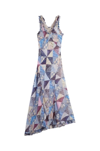 Robe longue - Bleu