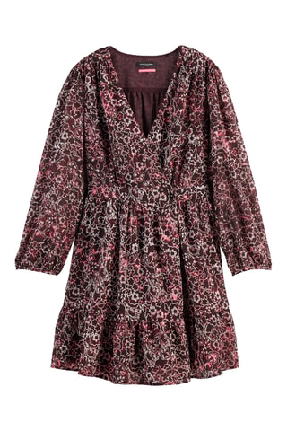 Robe portefeuille - Bordeaux