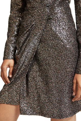 Robe portefeuille - Marron