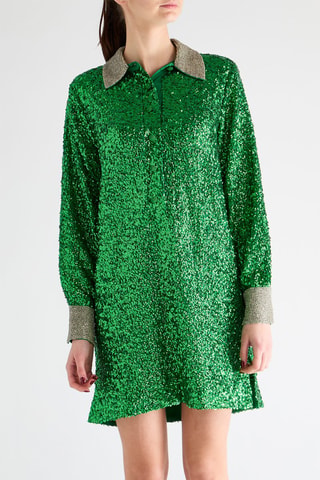 Robe chemise - Vert