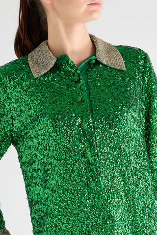 Robe chemise - Vert