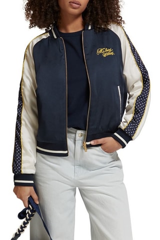 Bomber réversible - Bleu marine
