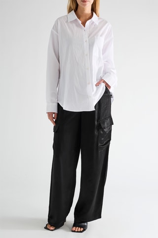 Chemisier oversize - Blanc