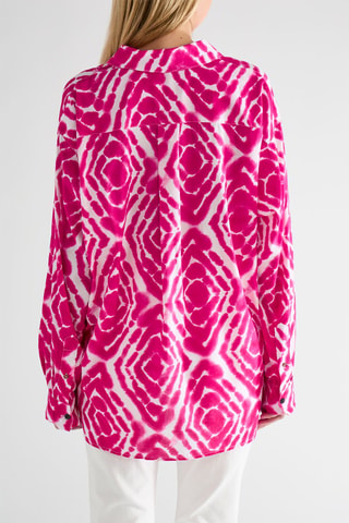Chemisier en coton biologique - Rose