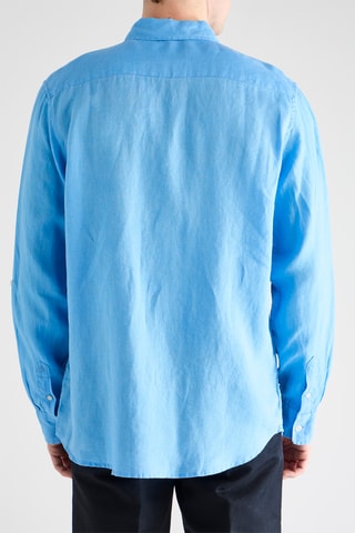 Chemise en lin - Bleu