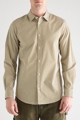 Chemise - Vert foncé et blanc